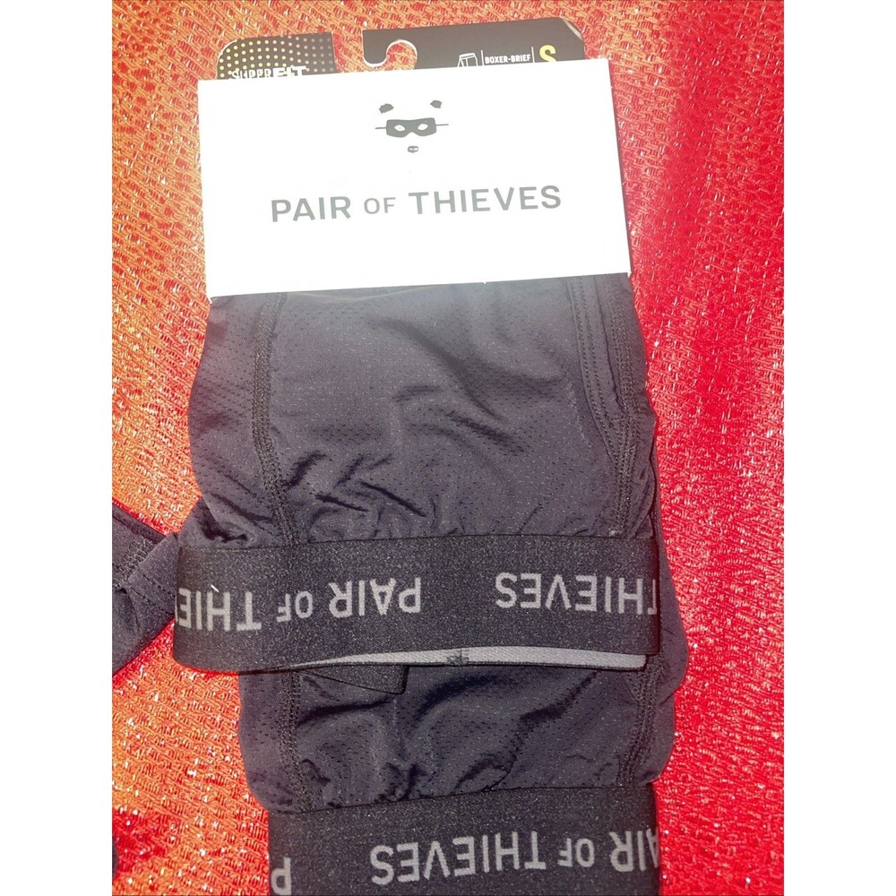 Pair Of Thieves Mens Super Fit Vented Mesh Cooling Comfort Boxer Brief 2 Pack S
